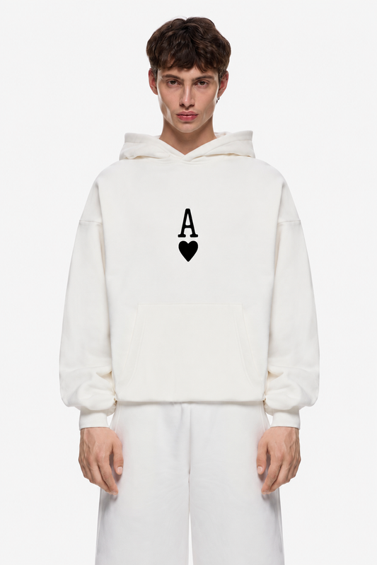 Heartline Hoodie White