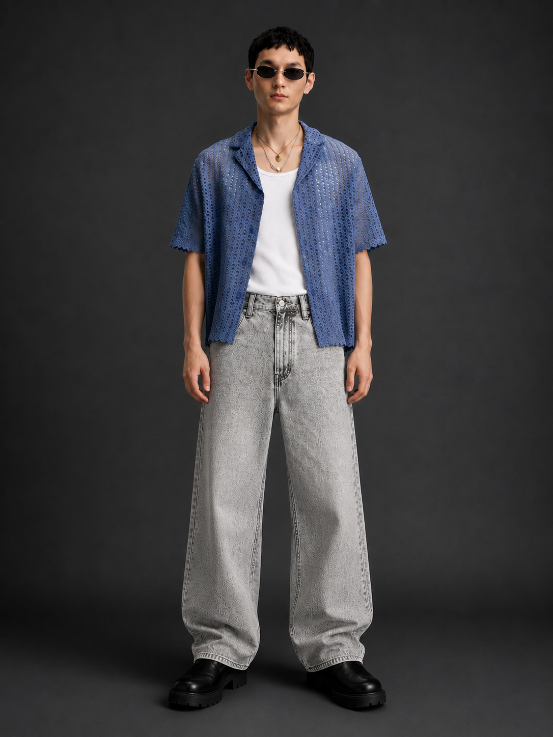 Concrete Wash Jeans Grey – Coolbee Store, photo 5 of 9