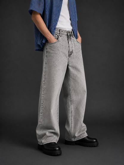 Concrete Wash Jeans Grey – Coolbee Store, photo 4 of 9