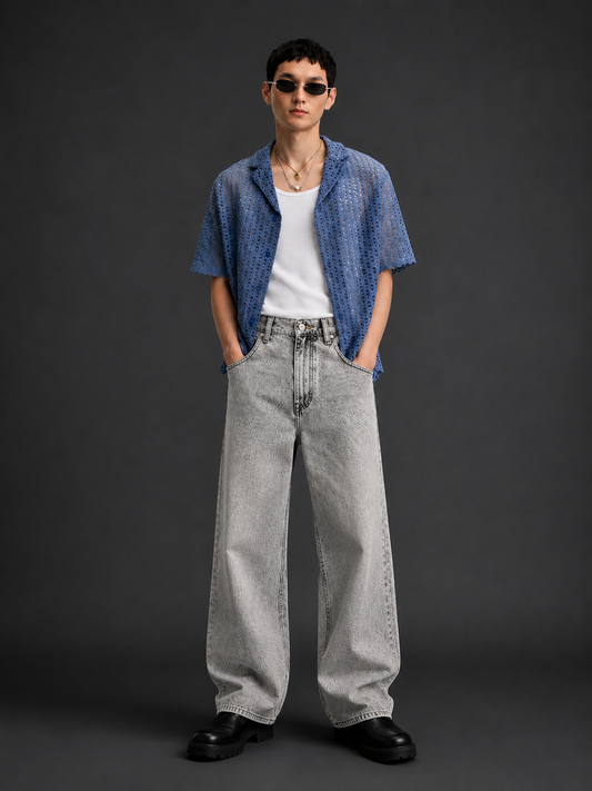 Concrete Wash Jeans Grey – Coolbee Store, photo 1 of 9