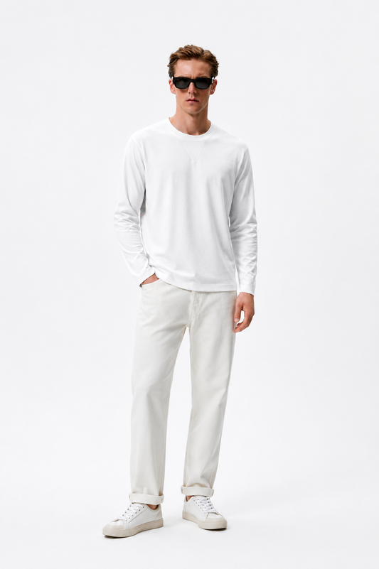 Alabaster Long Sleeve Tee