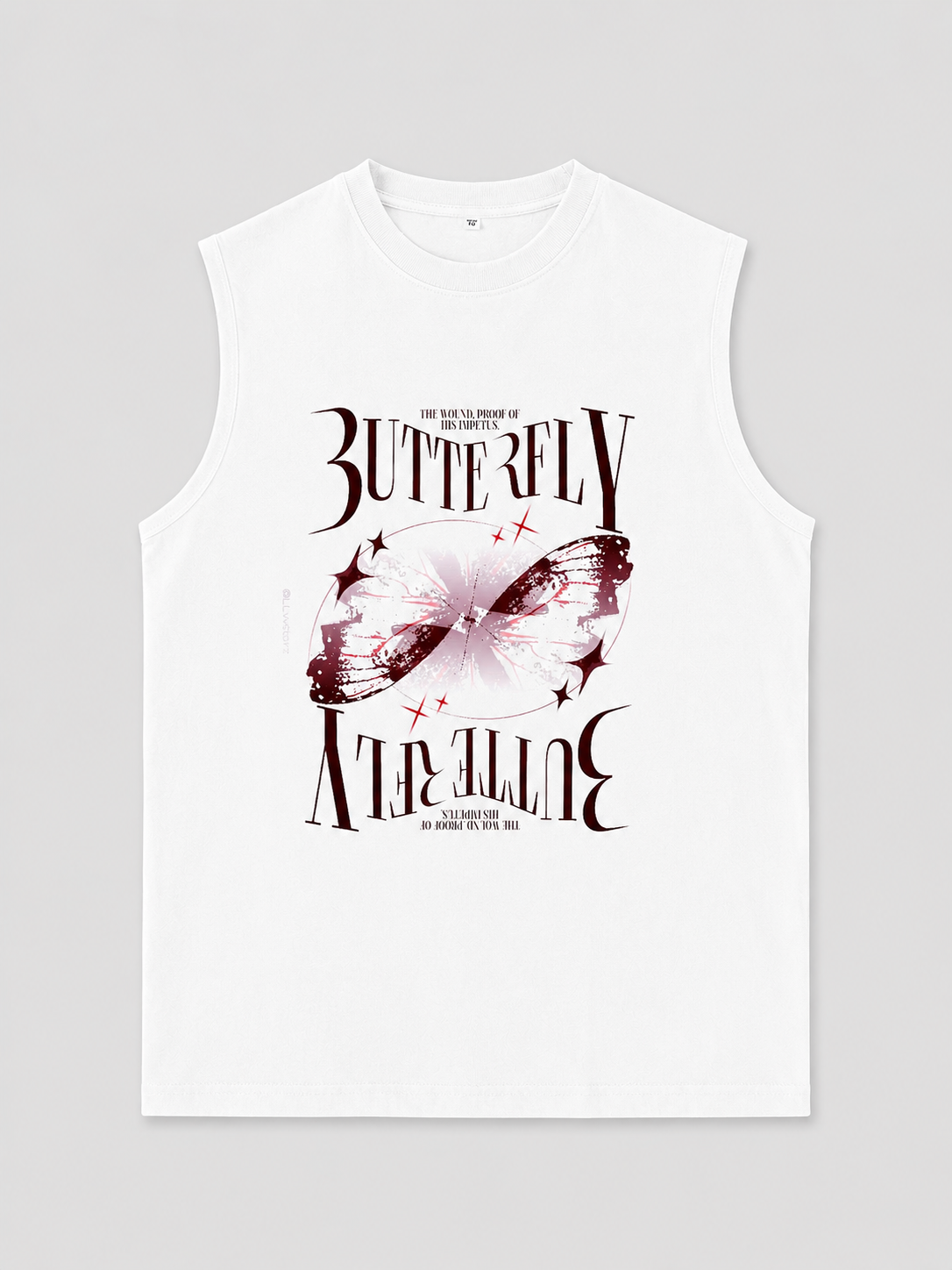 Eclipse Wings Tank Tees White