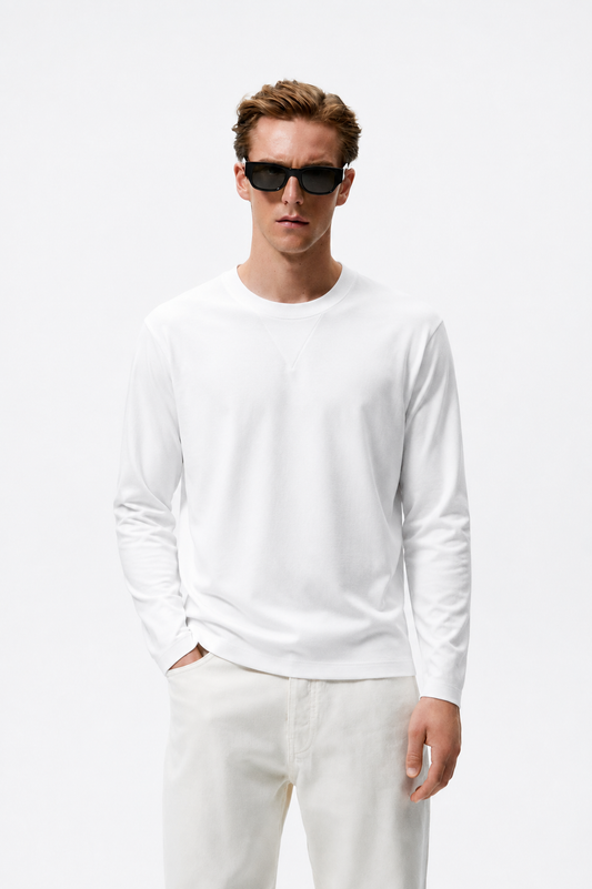 Alabaster Long Sleeve Tee