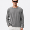 Riviera Long Sleeve Tee Grey