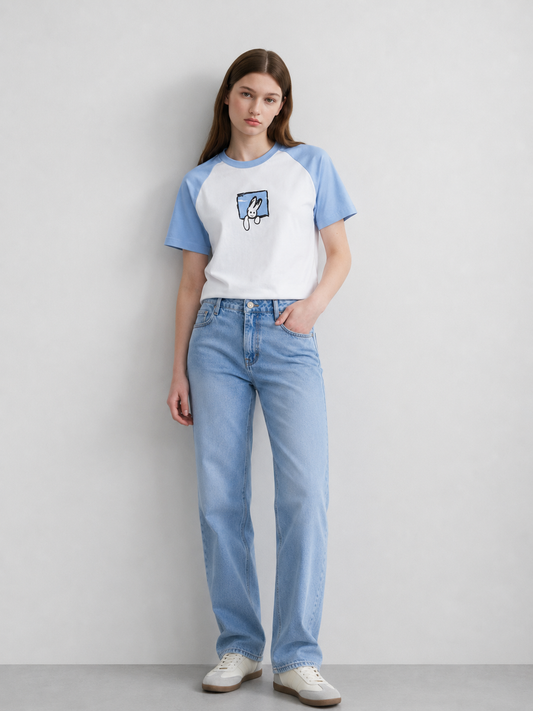 Street Bites Raglan Tee White – Coolbee Store, photo 2 of 5