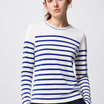 Royal Blue Stripe Full Sleeve Tee