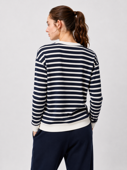 Navy Stripe Full Sleeve Tee