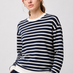 Navy Stripe Full Sleeve Tee