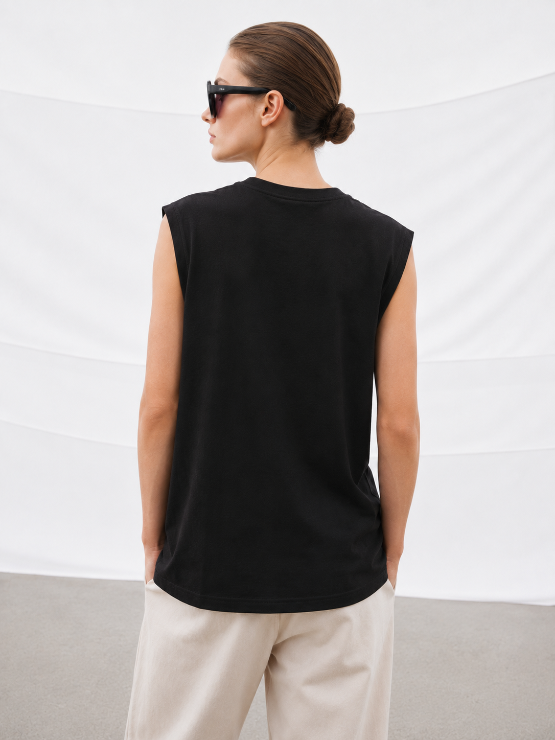 Take Picture Tank Tees Black