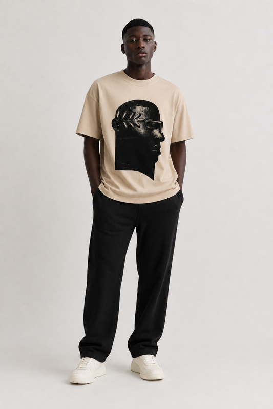 NeoClassic Graphic Tee Beige