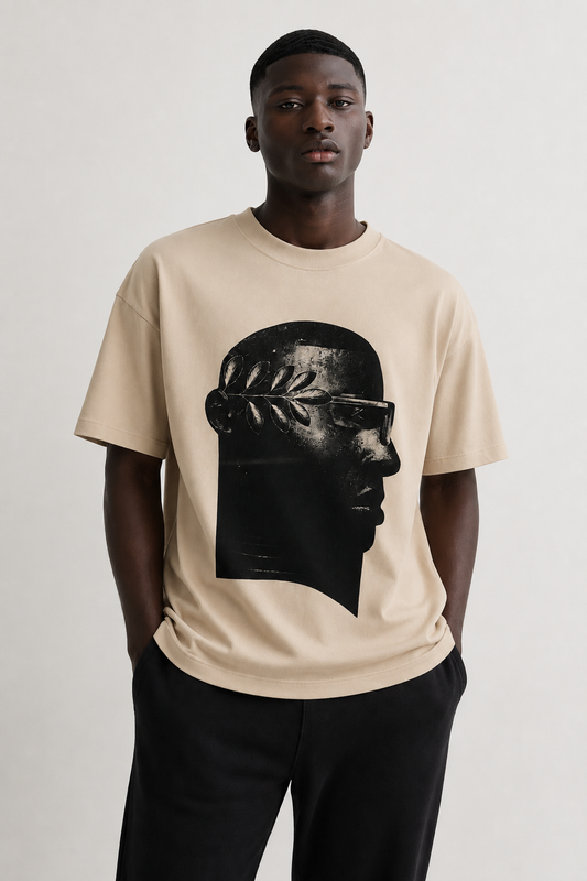 NeoClassic Graphic Tee Beige