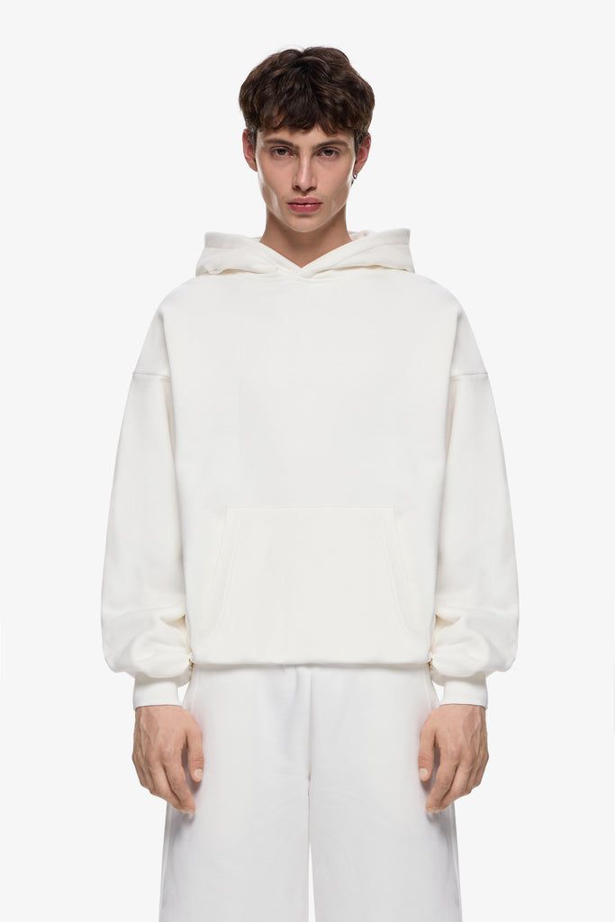 Solid Hoodie White