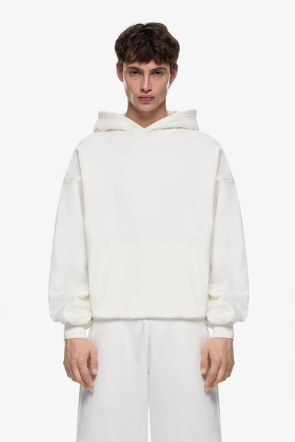 Solid Hoodie White