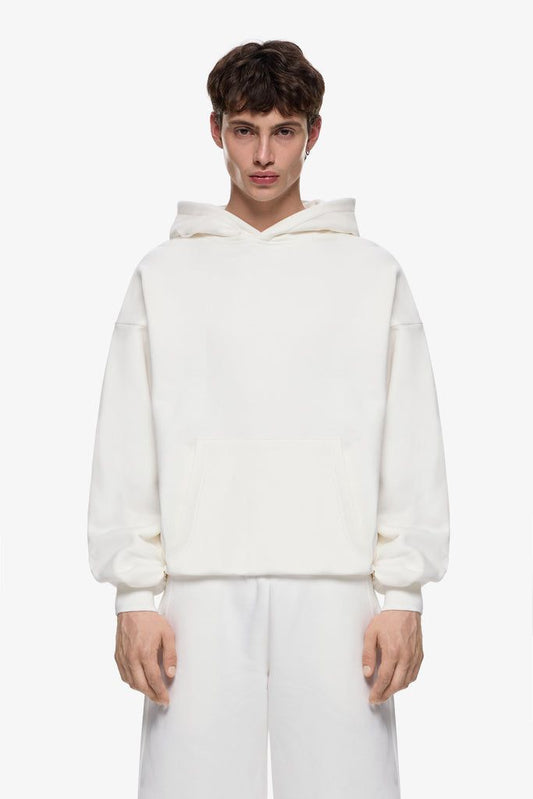Solid Hoodie White
