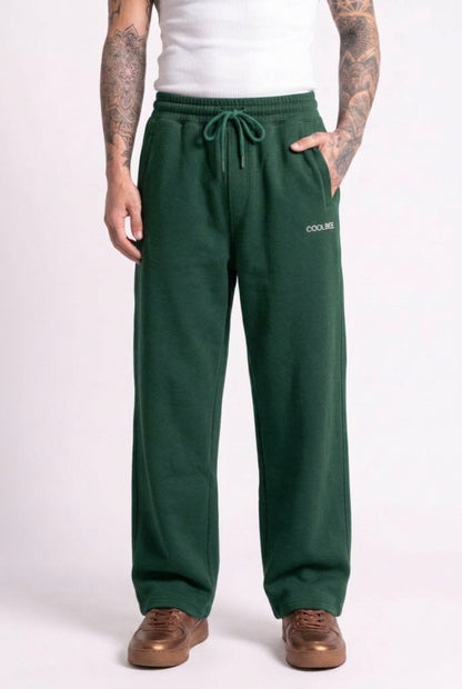 Cool Bee Joggers Forest Green for Men - Forest Green Joggers Casual Streetwear India