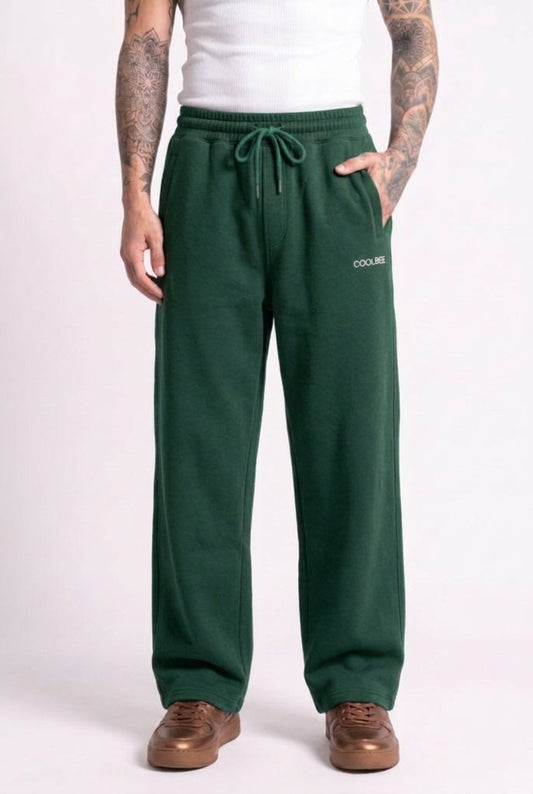 Cool Bee Joggers Forest Green for Men - Forest Green Joggers Casual Streetwear India