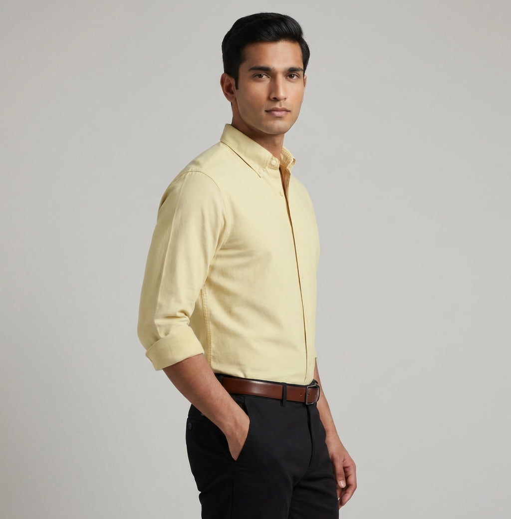 Essential Super Premium Oxford Shirt Yellow