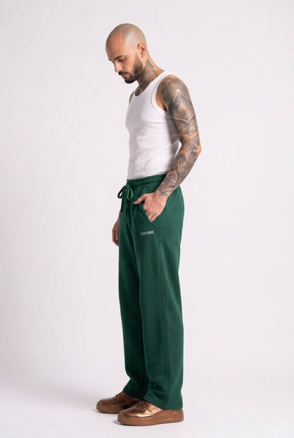 Cool Bee Joggers Forest Green for Men - Joggers Casual Streetwear India - Lifestyle View