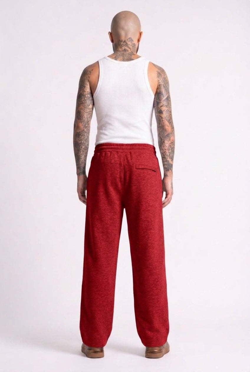Cool Bee Joggers Red Milange for Men - Joggers Casual Streetwear India - Lifestyle View