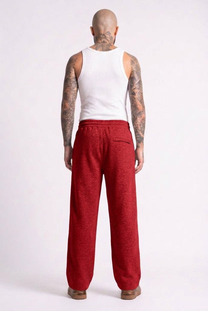 Cool Bee Joggers Red Milange for Men - Joggers Casual Streetwear India - Lifestyle View