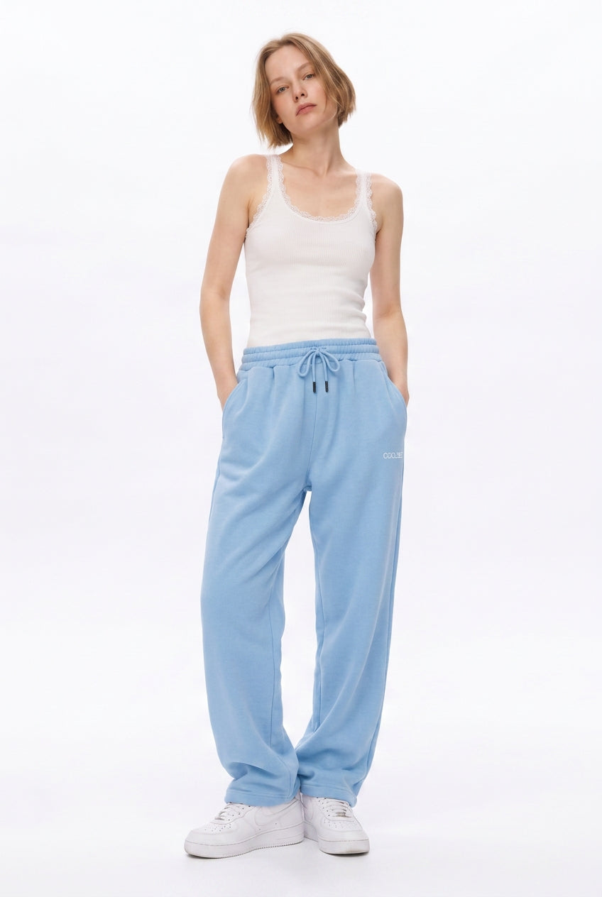 Cool Bee Joggers Sky Blue for Women - Joggers Casual Streetwear India - Lifestyle View