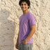 Essential Cotton Crew Neck T-Shirt Light Purple