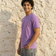 Essential Cotton Crew Neck T-Shirt Light Purple