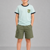 Kids Boys T-Shirt - Mint (KBSSTR23)