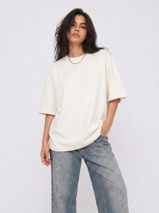 Rose Coil Tee White
