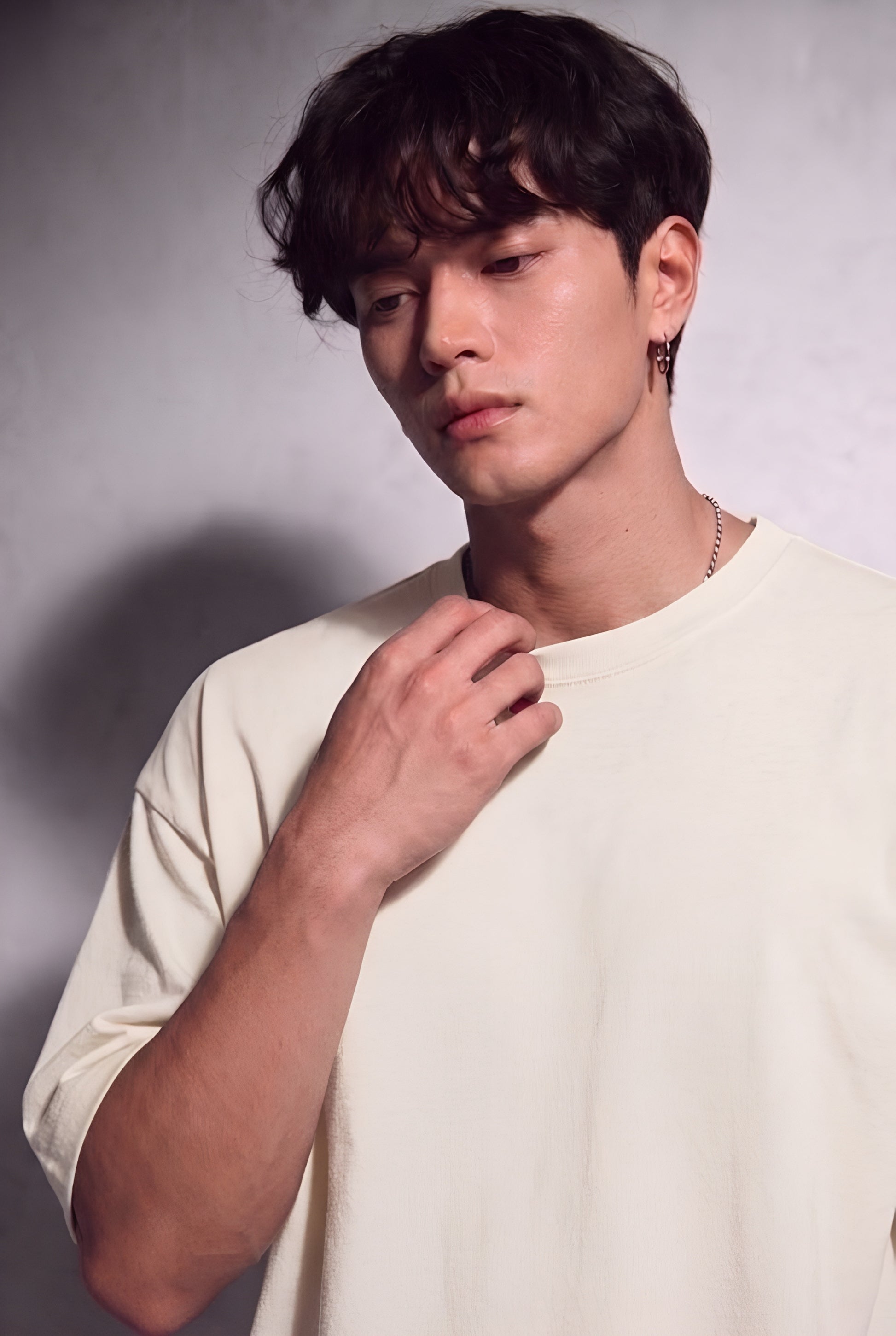 Cool Bee Indigo Viper Tee White for Men - White Oversized Graphic Tee Streetwear India - Lifestyle View