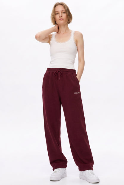 Cool Bee Joggers Maroon for Women - Joggers Casual Streetwear India - Lifestyle View