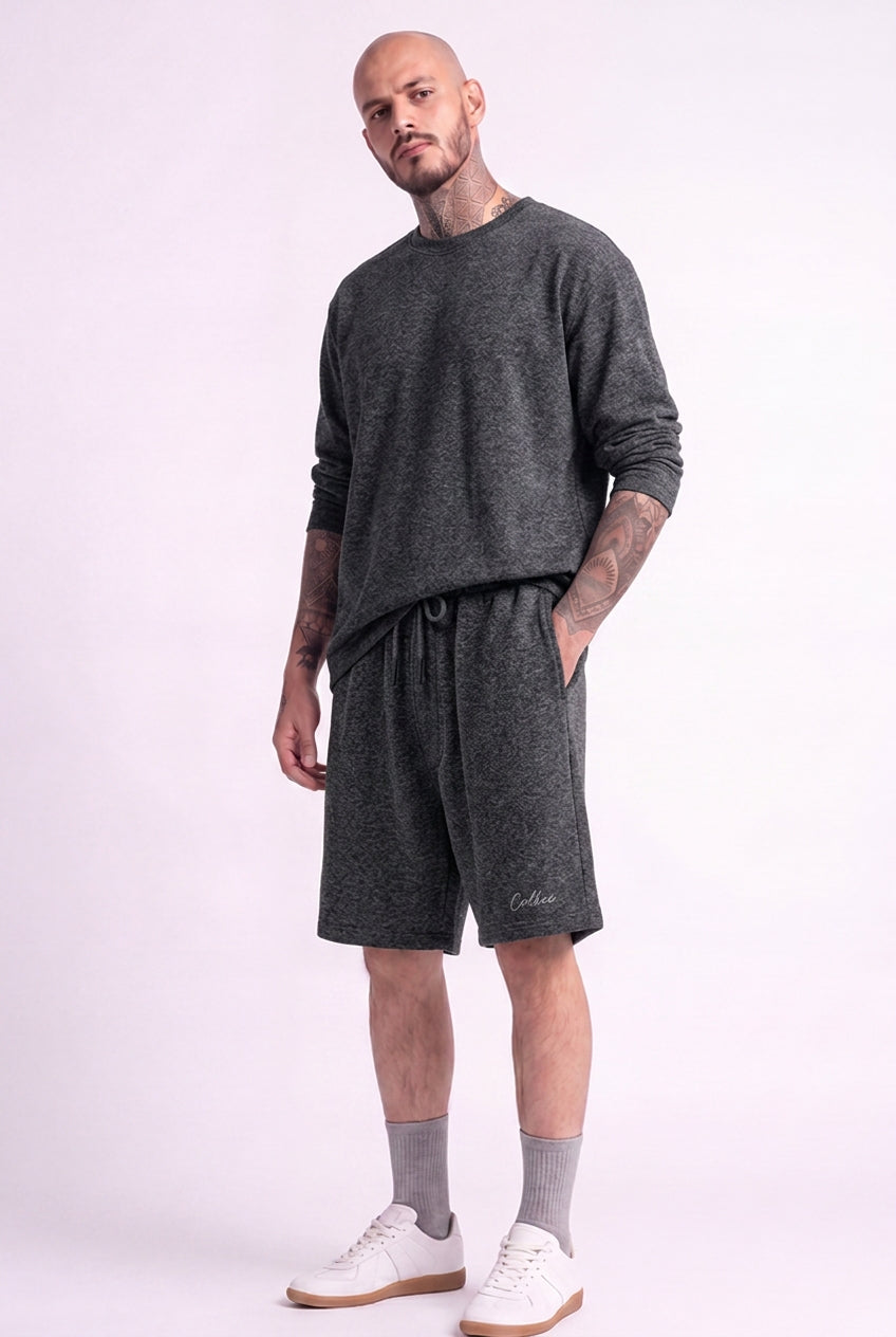 Cool Bee Regular Fit Shorts Antara Milange for Men - Shorts Summer Casual India - Lifestyle View