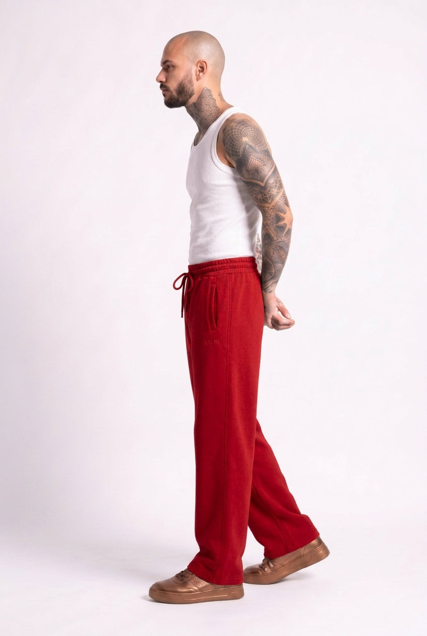 Cool Bee Joggers Red for Men - Joggers Casual Streetwear India - Lifestyle View