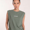 Women Tank Tees Green