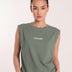Women Tank Tees Green