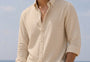 Linen Casual Shirt Beige