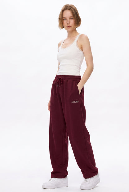 Cool Bee Joggers Maroon for Women - Joggers Casual Streetwear India - Lifestyle View