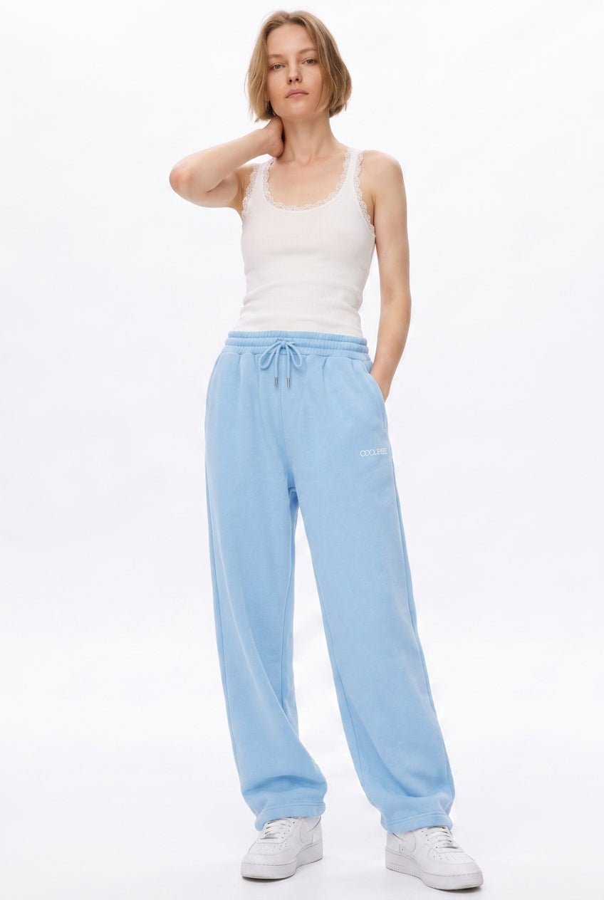 Cool Bee Joggers Sky Blue for Women - Joggers Casual Streetwear India - Lifestyle View